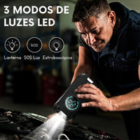 Bomba de Ar 4 em 1 com Partida de Emergência e Led