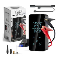 Bomba de Ar 4 em 1 com Partida de Emergência e Led