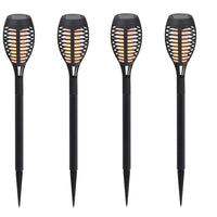 Luminária Holofote Para Jardim Torch Led com Painel Solar